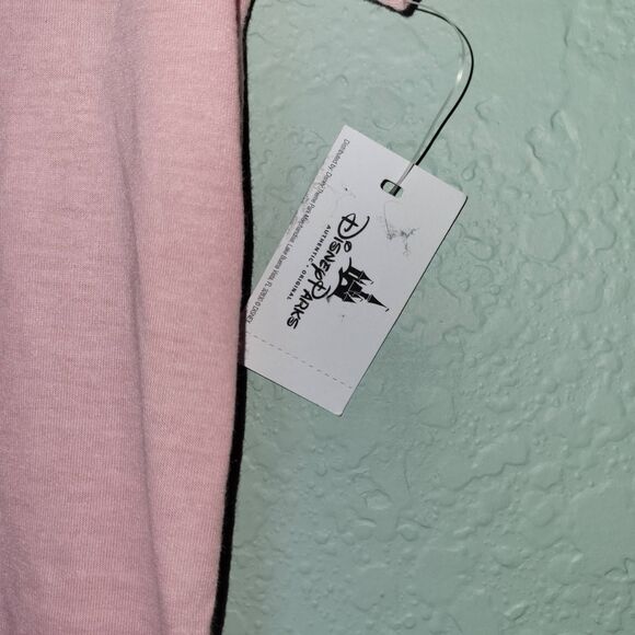 NWT Disney Parks Mickey Mouse Graphic Womens Pink Shirt sz S Authentic Original - Picture 3 of 9